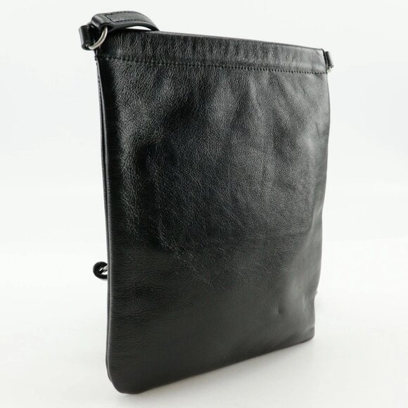 SAINT LAURENT PARIS Sacosh Shoulder Bag 581697 1GE0E 1000 NERO black leath - Picture 4 of 12